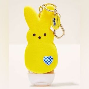 🆕NWT Peepin It Real Bunny Peeps PocketBac Hand Sanitizer Holder